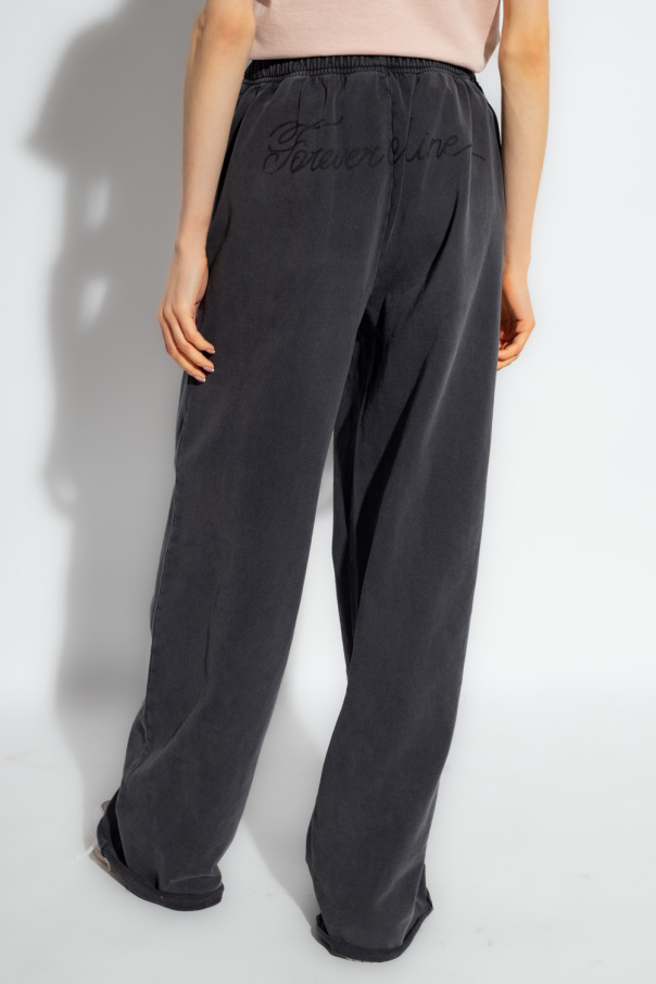 SchaferandweinerShops France - Grey Printed sweatpants Acne